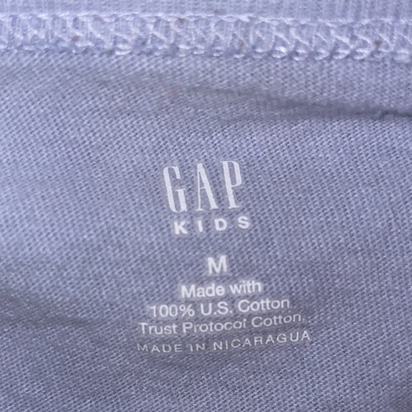 GAP Volcano Diagram Long Sleeve Tee - Light Blue - Picture 6 of 6